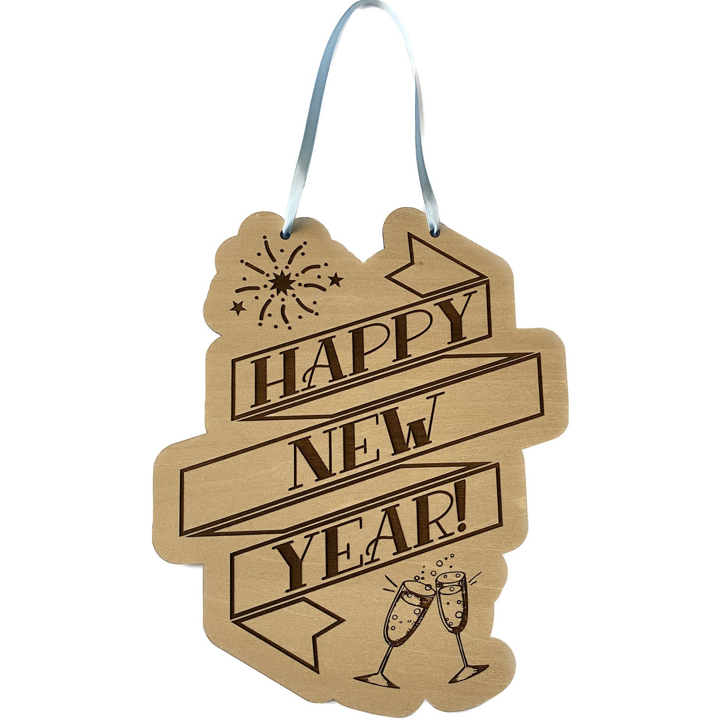 Festive and Fun Happy New Year Sign