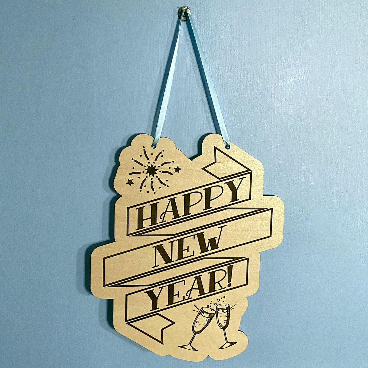 Festive and Fun Happy New Year Sign – Glowforge Shop