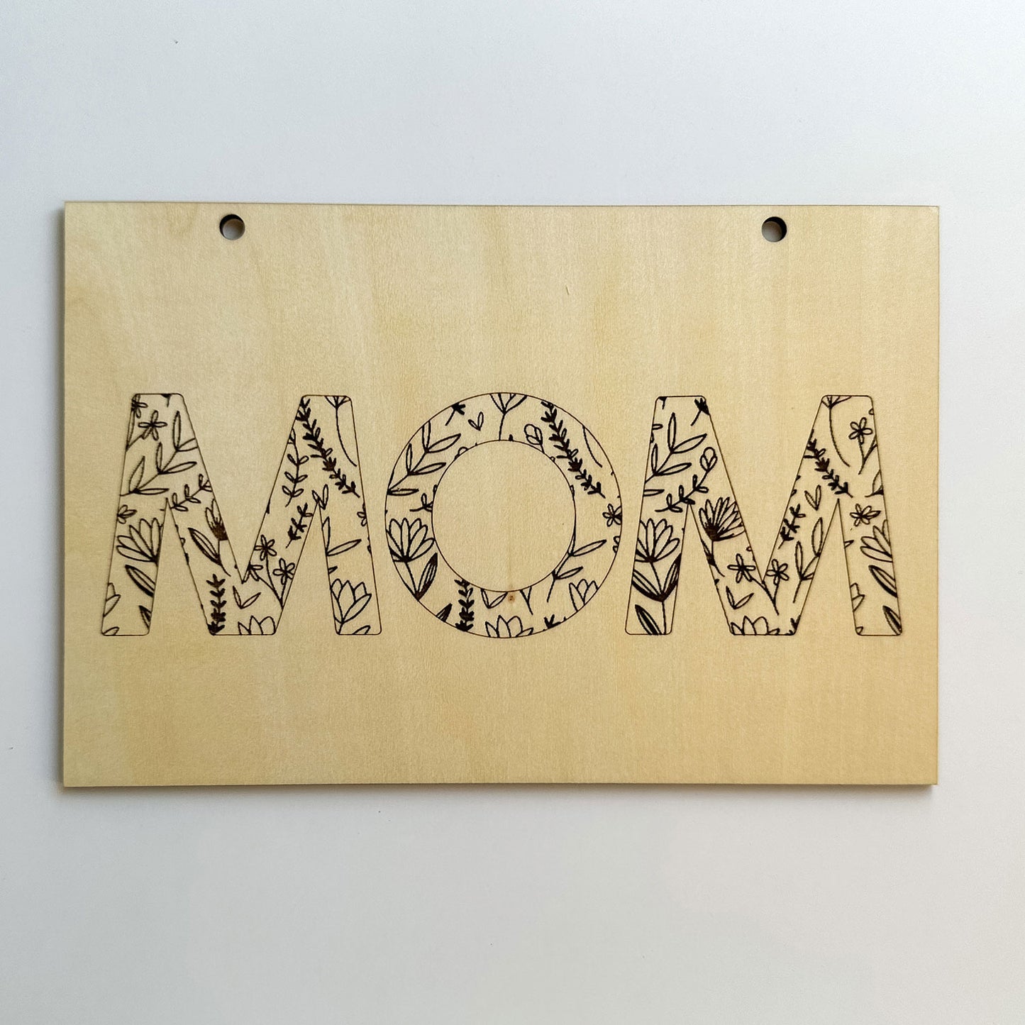 Floral MOM Photo Album Cover - Mother's Day Gift