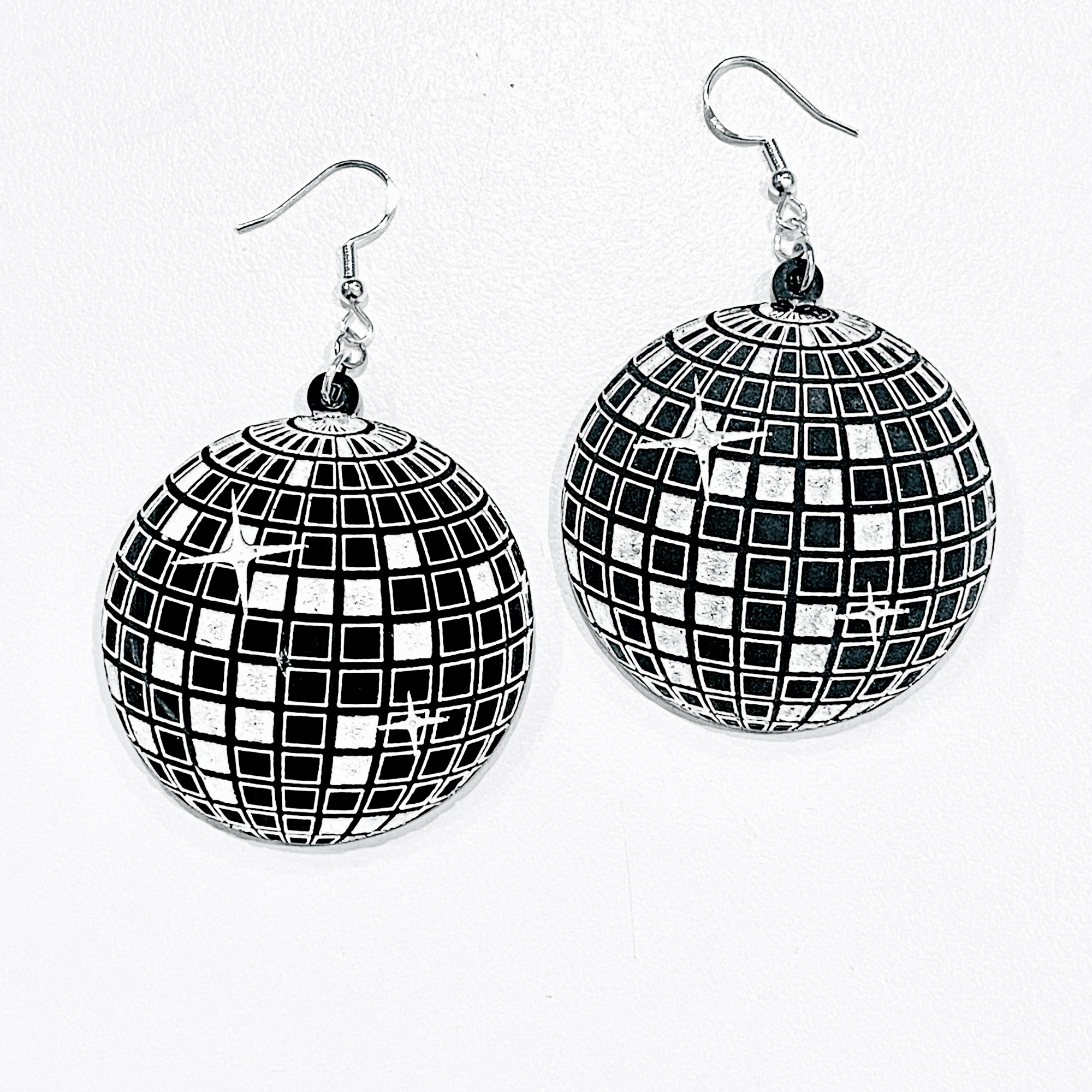 Disco Ball Cowboy Hat Earrings – Owl-R-Junk Boutique