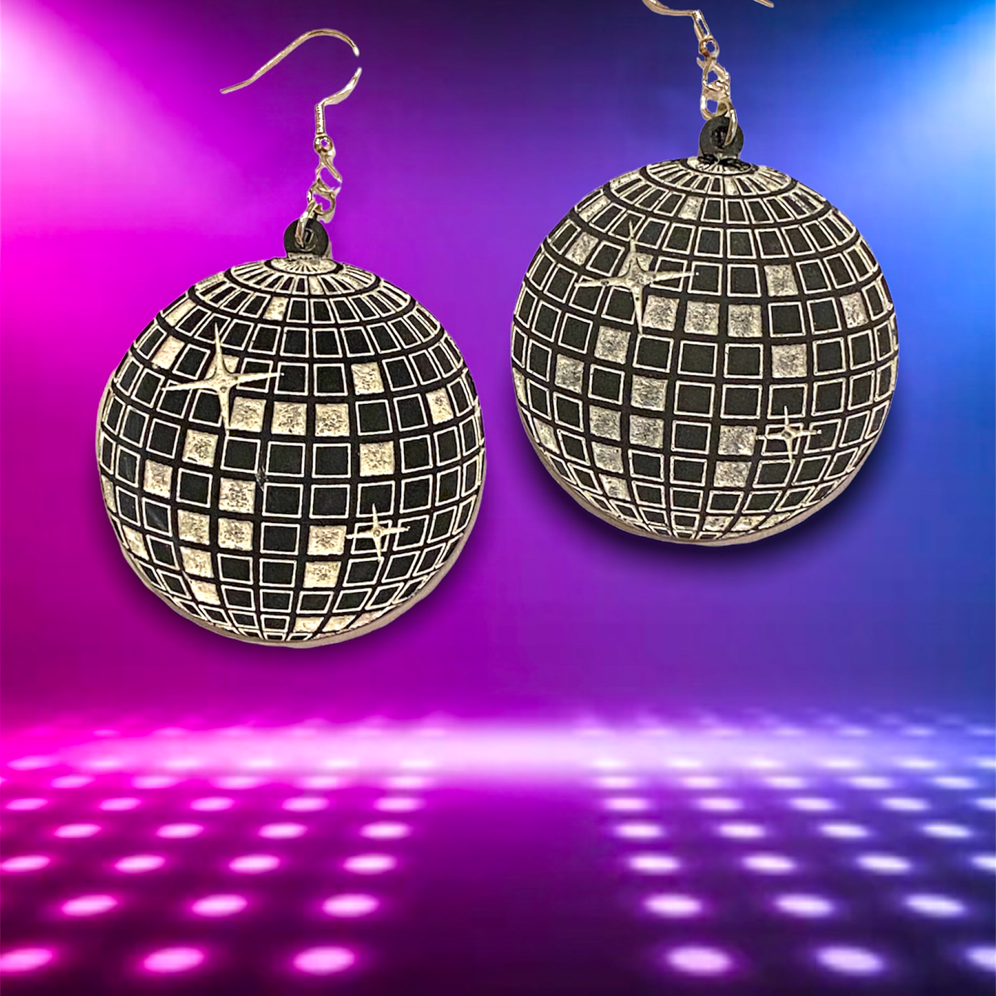 Funky Disco Ball Earrings