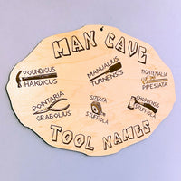 Funny and Cool Man Cave Tool Names Sign – Glowforge Shop