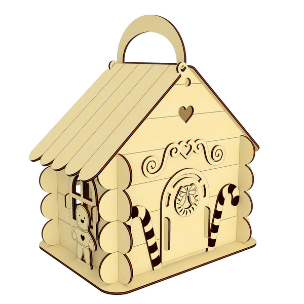 Gingerbread House Box For Sweets – Glowforge Shop