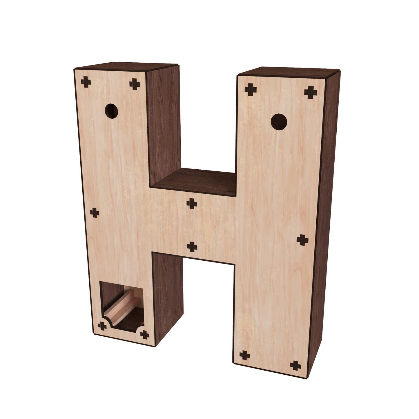 Light-up Marquee Letter Display "H"