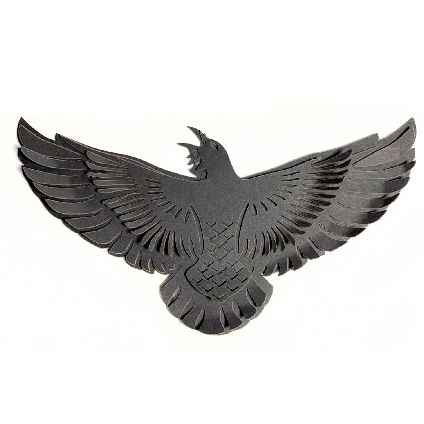 Leather Raven Hair Pin