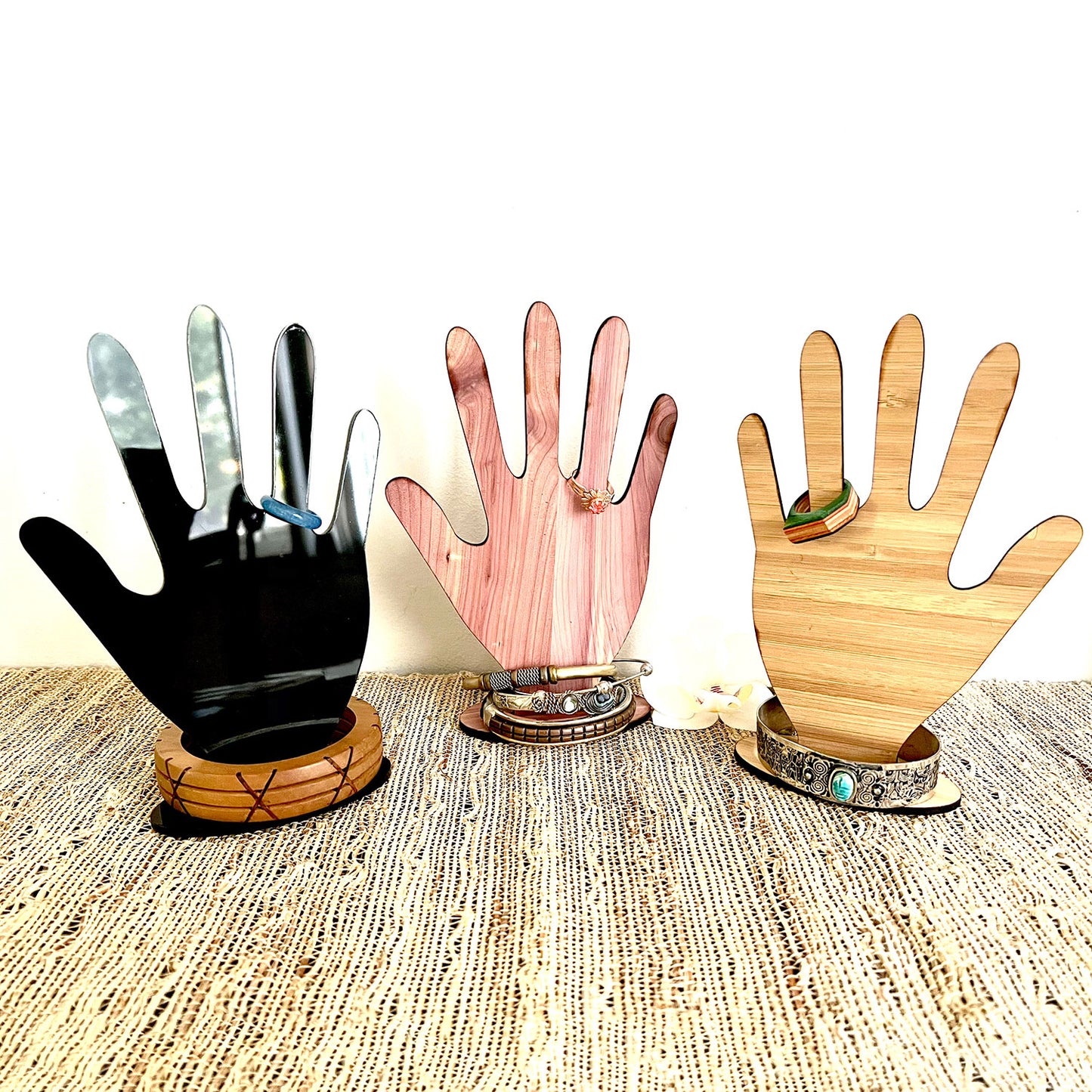 Hand Jewelry display for bracelets, rings and watches - Made on a Glowforge  - Glowforge Owners Forum