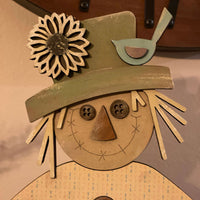 Happy Scarecrow Shelf Sitter