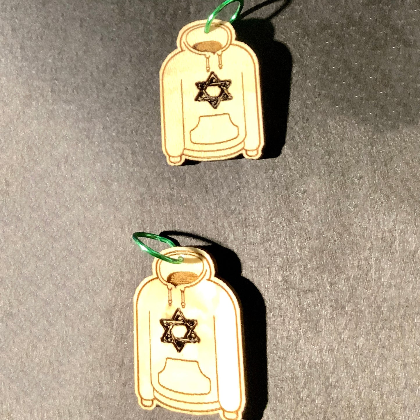 Happy Hanukkah Hoodie Jewelry and Ornament Set