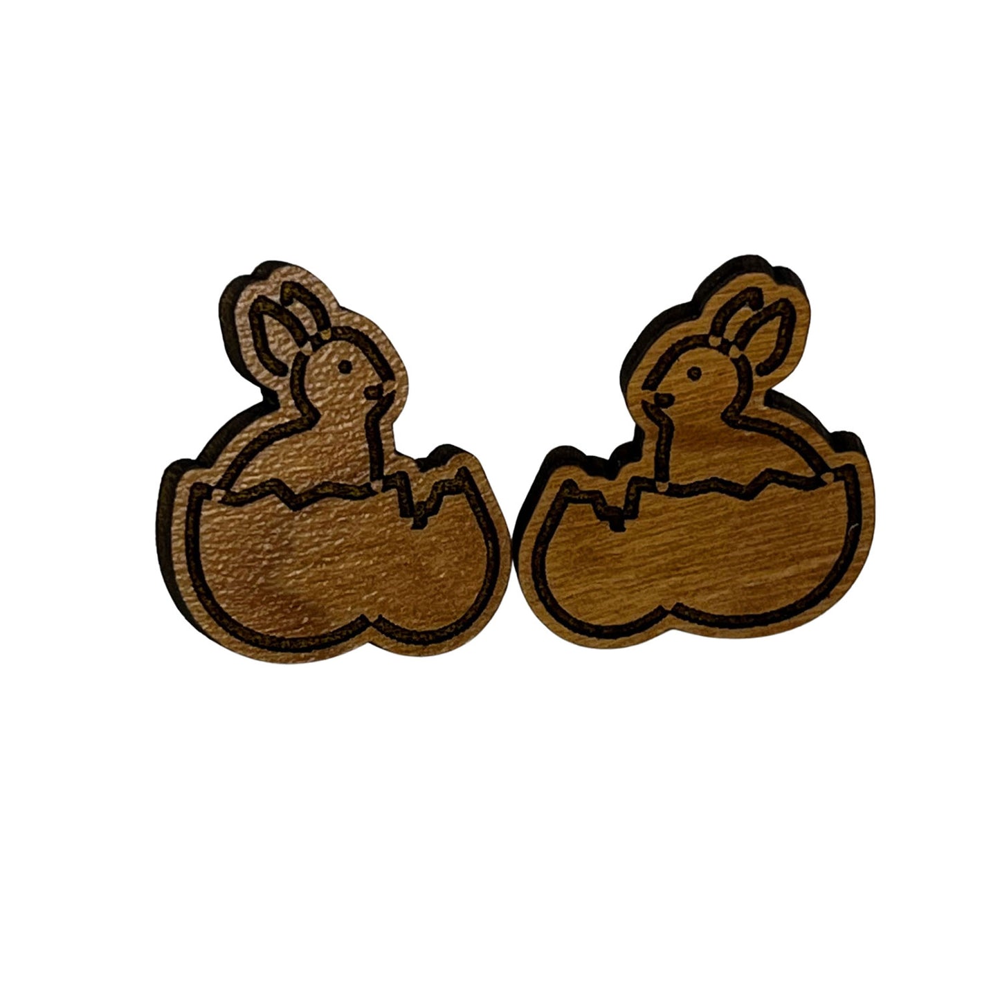 Hatching Bunny Stud Earrings (Set of 2)