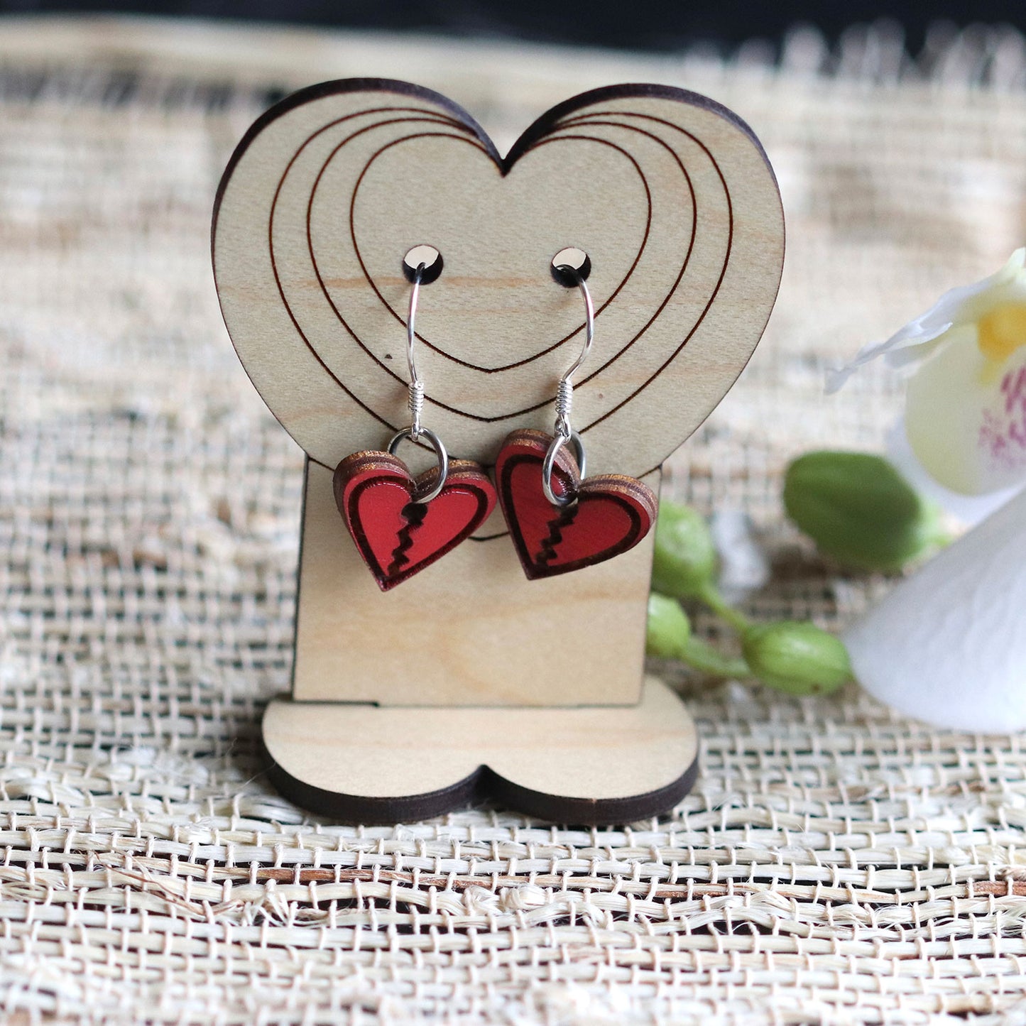 Heart Shaped Earring Display Stands