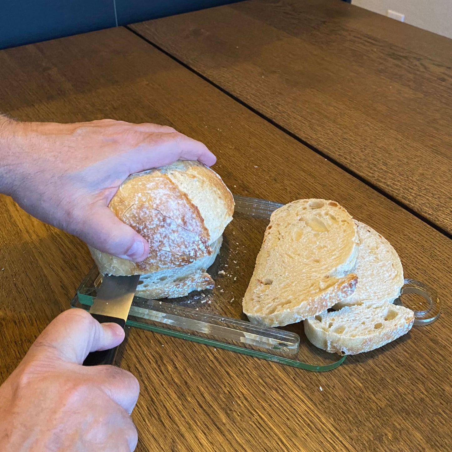Homemade Bread Slicing Guide