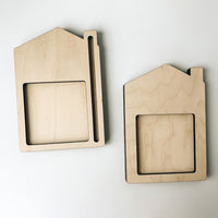 House-Shaped Home Sweet Home Sticky Note Holder (Set of 2)