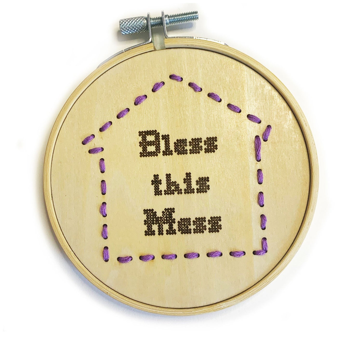 House Embroidery Hoop Wall Signs