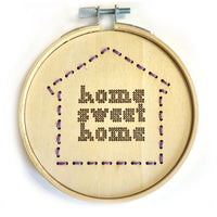 House Embroidery Hoop Wall Signs