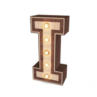 Light-up Marquee Letter Display "I"