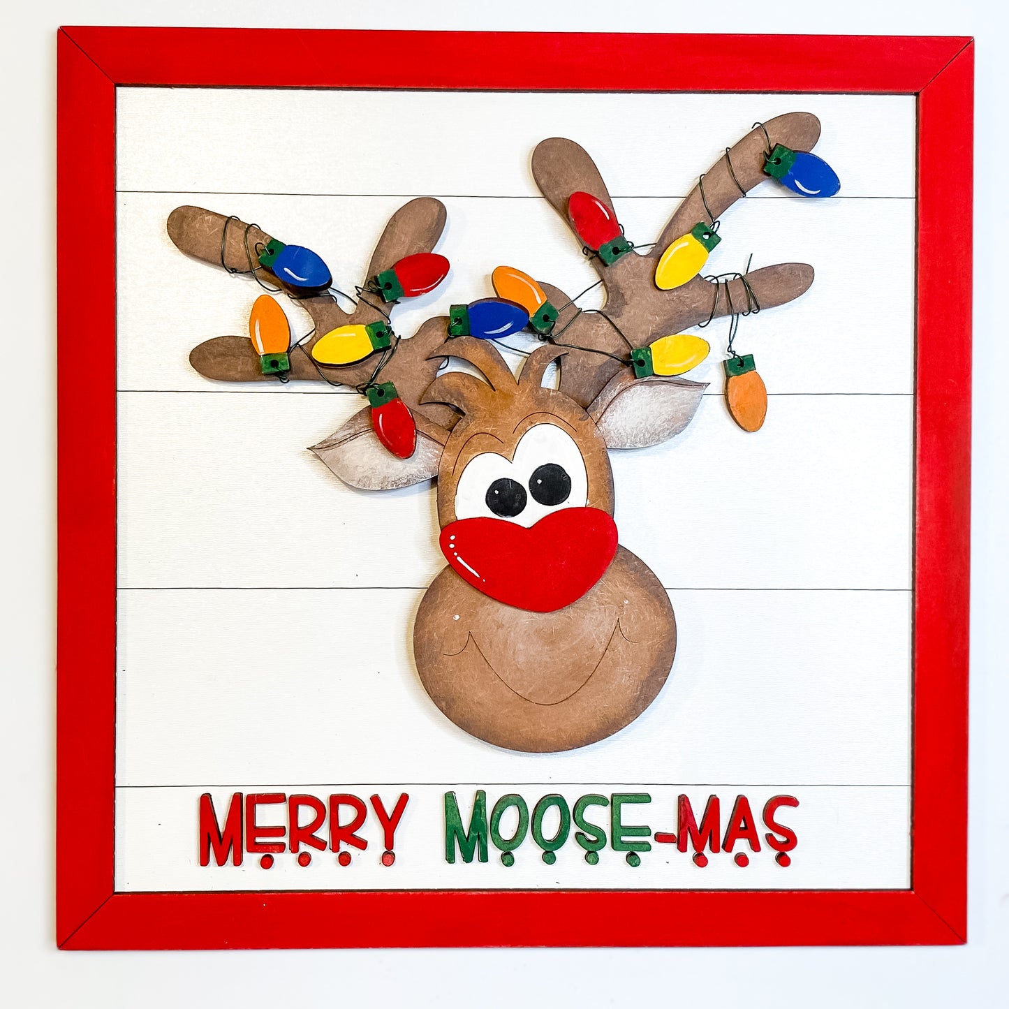 Merry Moose-mas Sign