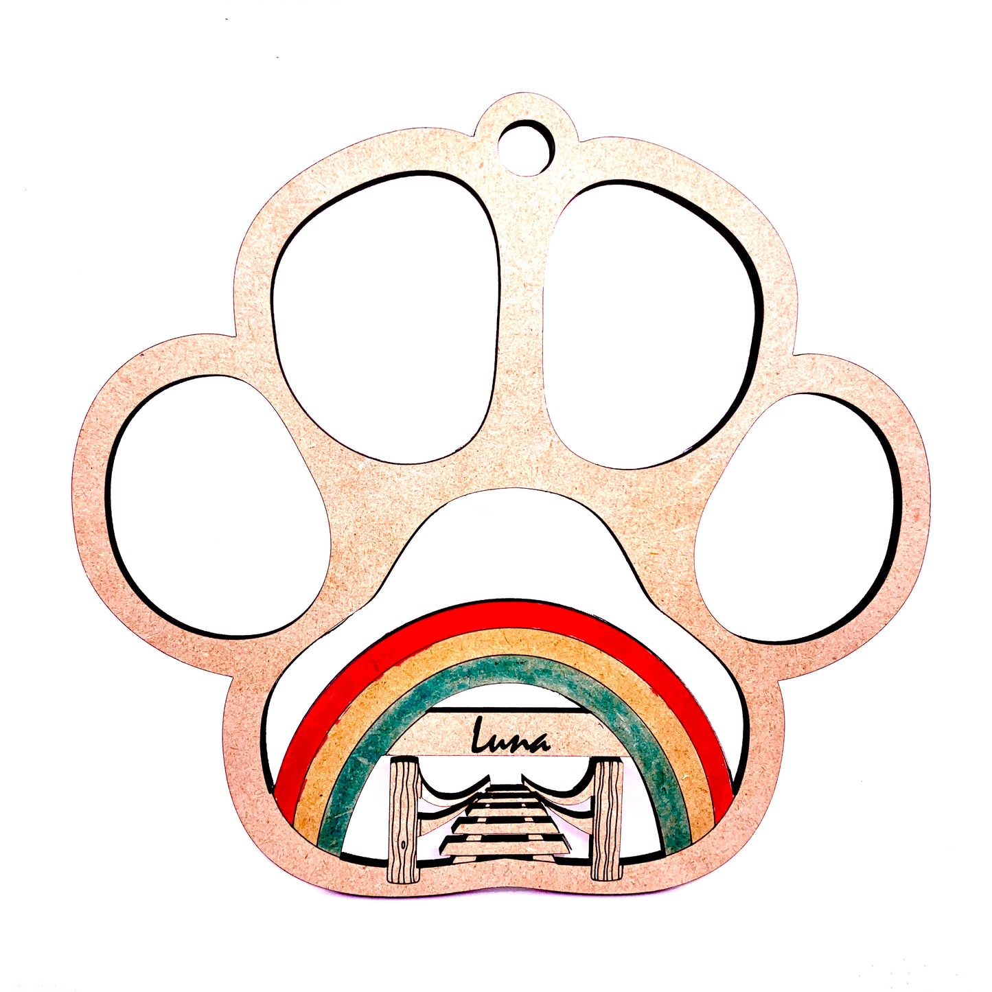 Pet Paw - Over The Rainbow Photo Frame