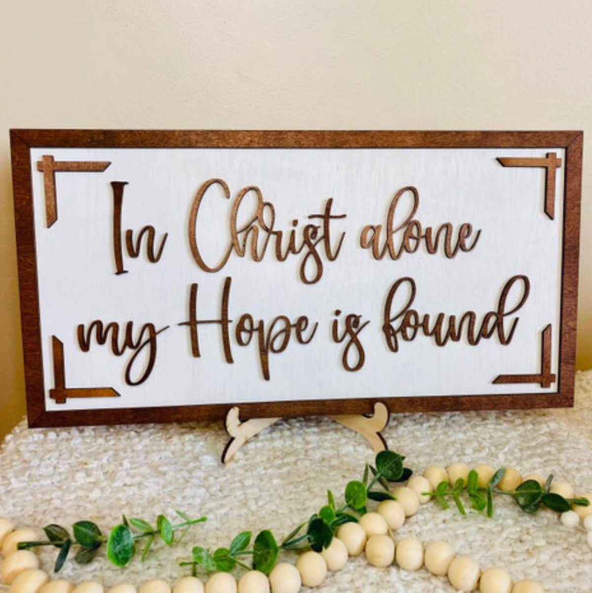 In Christ Alone Sign My Hope Is Found Easter Sign