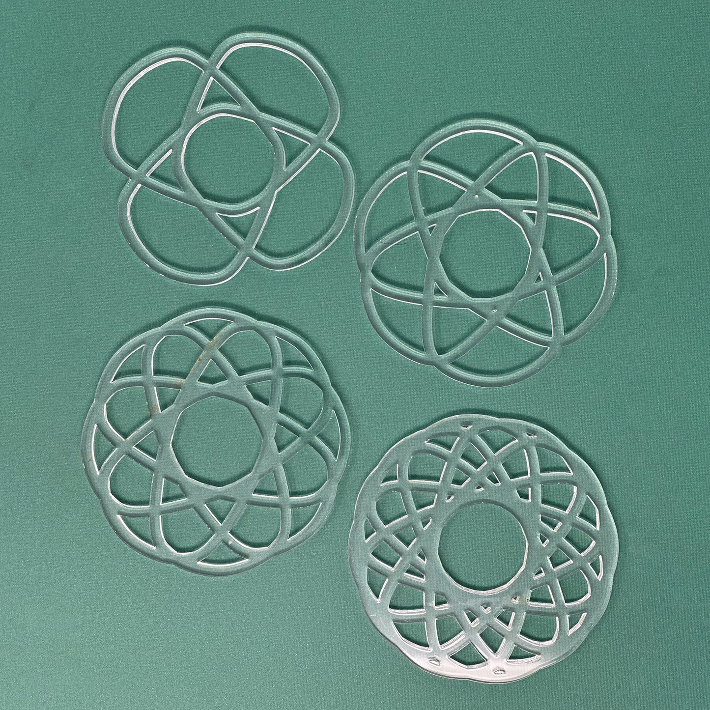 Japanese-inspired Daruma Coasters (Set of 4)