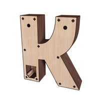 Light-up Marquee Letter Display "K"