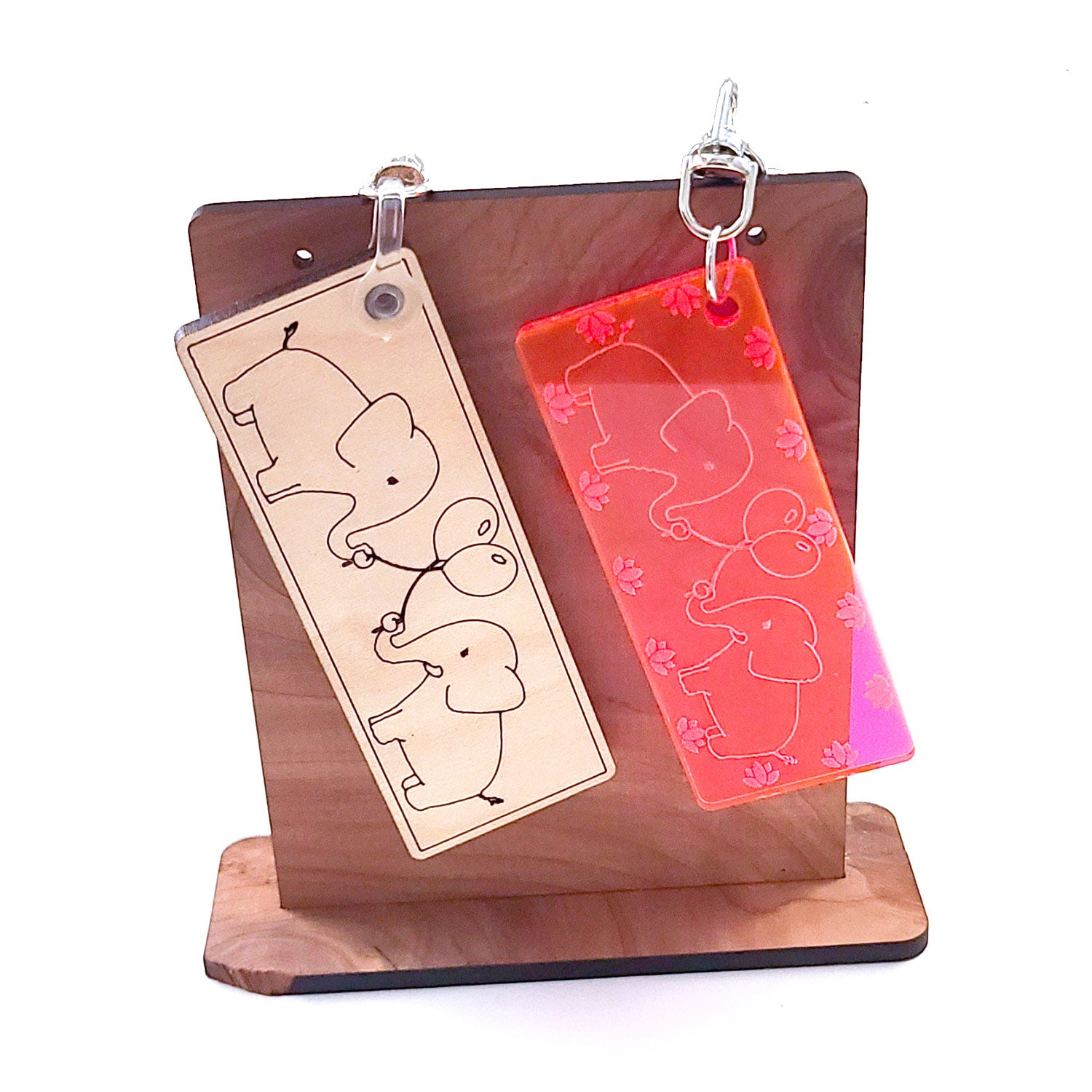 Kawaii Elephant Rectangular Keychains – Glowforge Shop