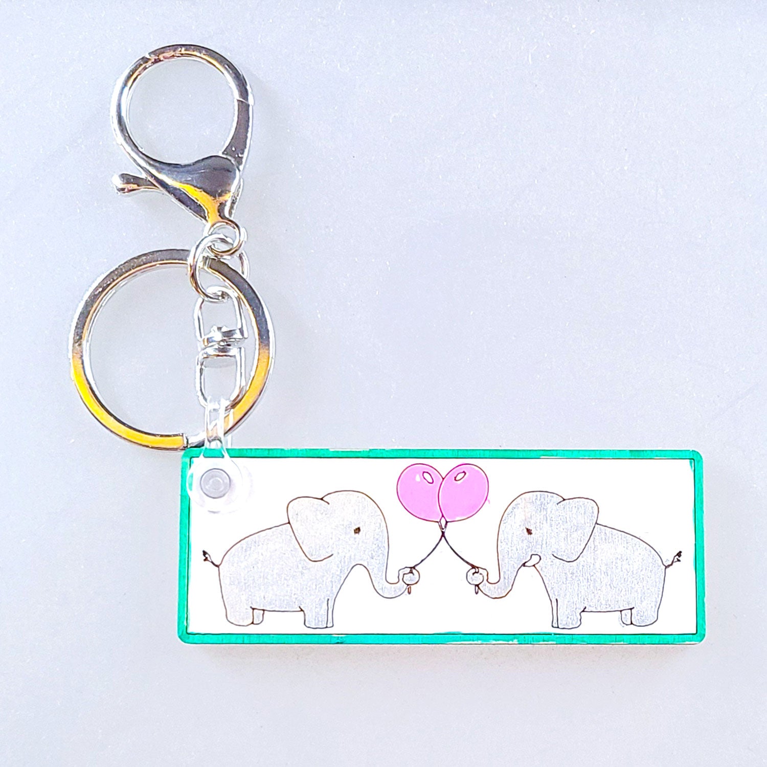 Kawaii Elephant Rectangular Keychains – Glowforge Shop