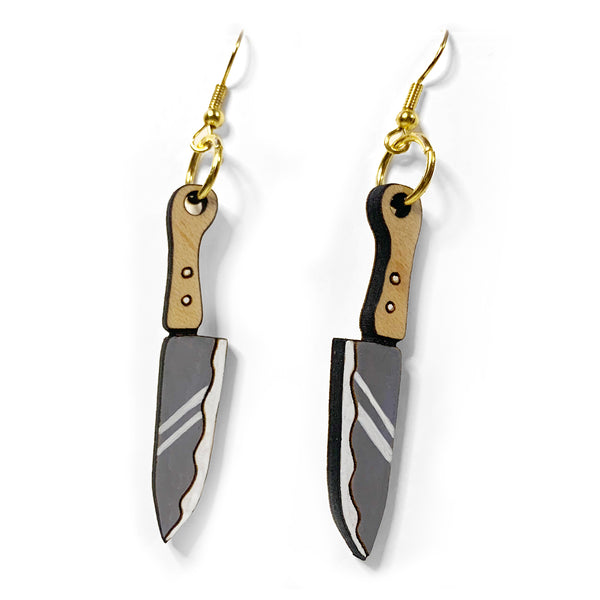 Customizable Kitchen Knife Dangle Earrings Shop