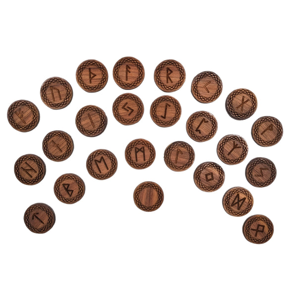 Knotwork Elder Futhark Viking Rune (Set of 24 With Blank) – Glowforge Shop