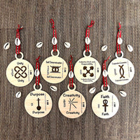 Kwanzaa 7 Principles Ornaments (Set of 7)