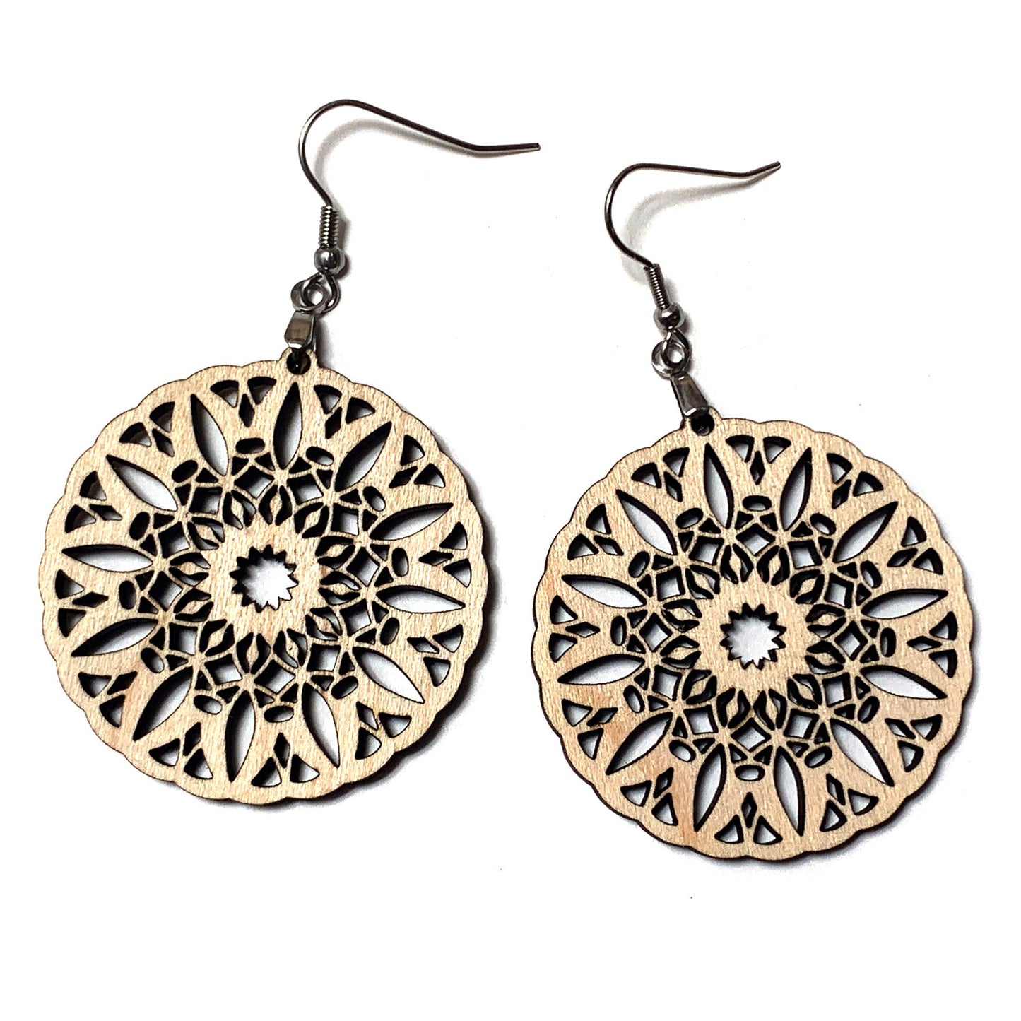 Lace Mandala Earrings Version 2