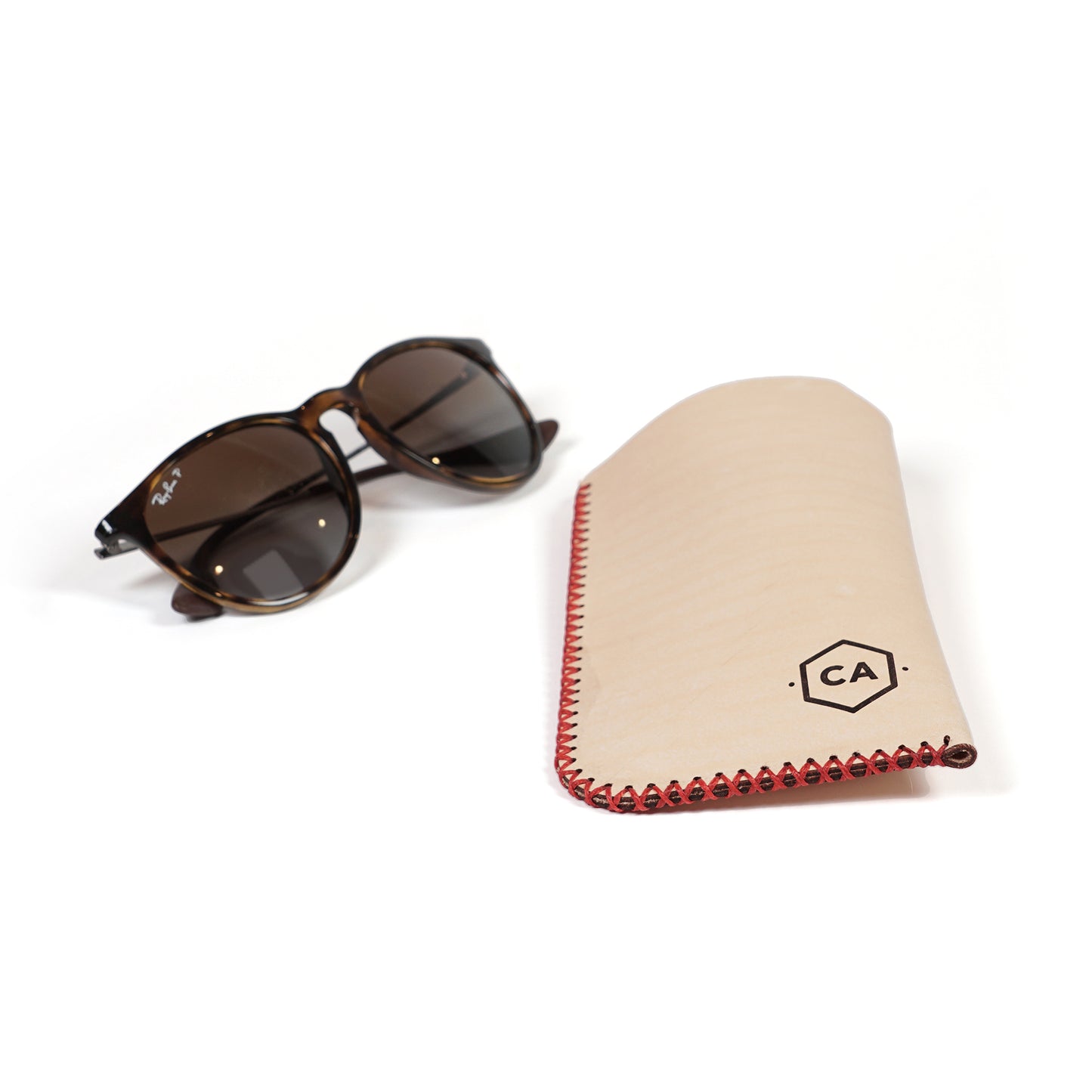 Personalized Leather Glasses Case