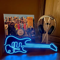 Lighted Guitar using EL Wire