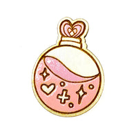Love Potion Wood Design For Pin, Tag And Wall Art