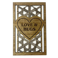 Love and Hugs Postcard
