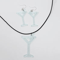 Marvelous Martini Earrings and Pendant