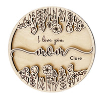 Personalized "Mum" Mother's Day Plaque