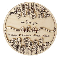 Personalized "Mum" Mother's Day Plaque
