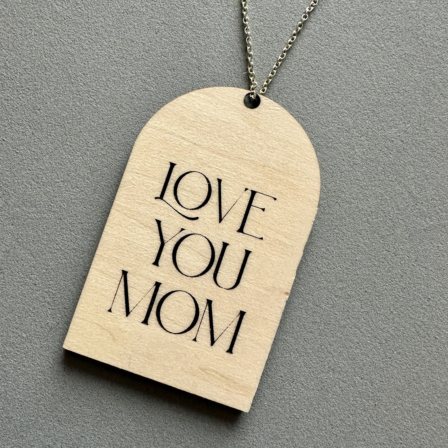 Mother's Day  Love You Mom Necklace