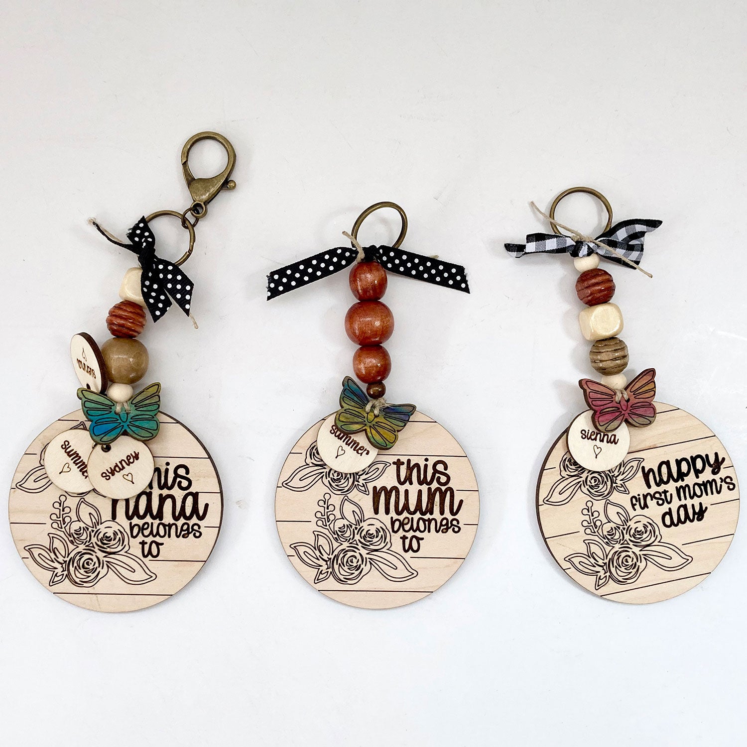 Mother's Day Personalized Keyrings (Set of 14) – Glowforge Shop