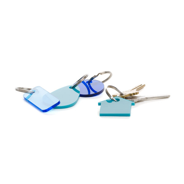 Multi-Shape Keychain Blanks (set of 4)