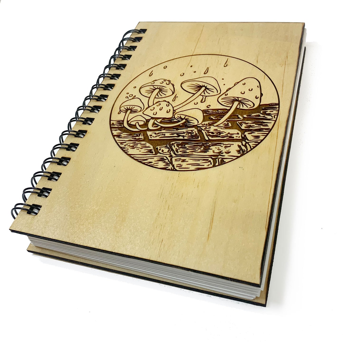 Mushroom Circle Sketchbook Notebook Cover – Glowforge Shop