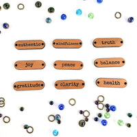 New Year's Intention Word Charms (Set of 15 words)