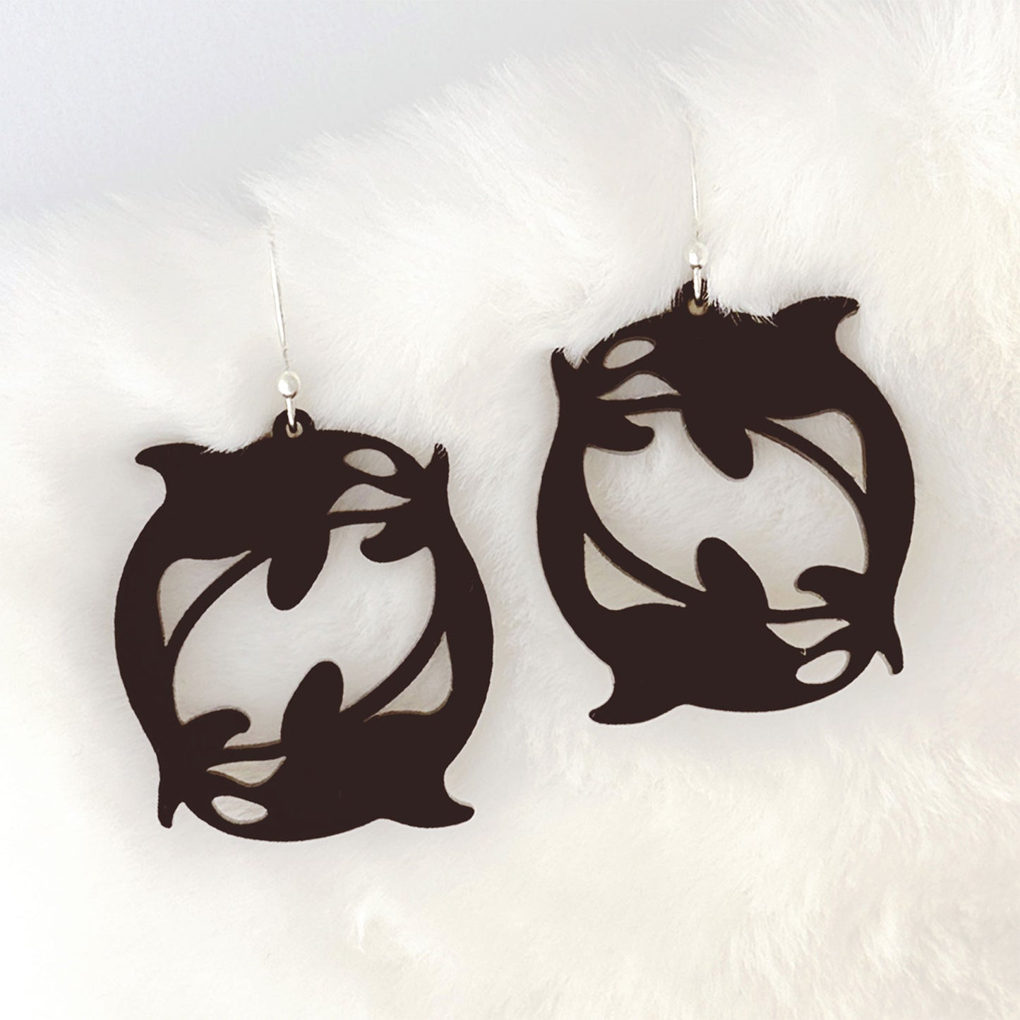 Orca Killer Whale Dangle Earrings Version – Glowforge Shop