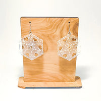 Paper Design Snowflake Earrings