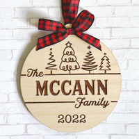 Personalized Christmas Tree Doodle Ornament