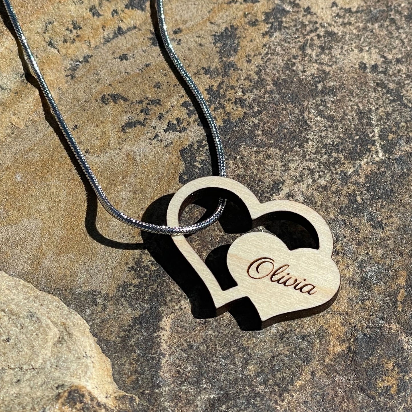 Personalized Heart Necklace