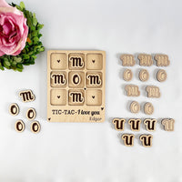 Personalized Tic-Tac-I Love You for Moms and Mums from a Child (Set of 2)