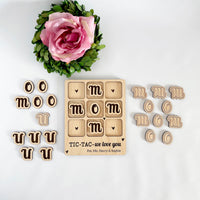 Personalized Tic-Tac-We Love You Mom/Mum (Set of 2)