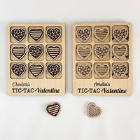 Personalized Valentine's Tic Tac Toe