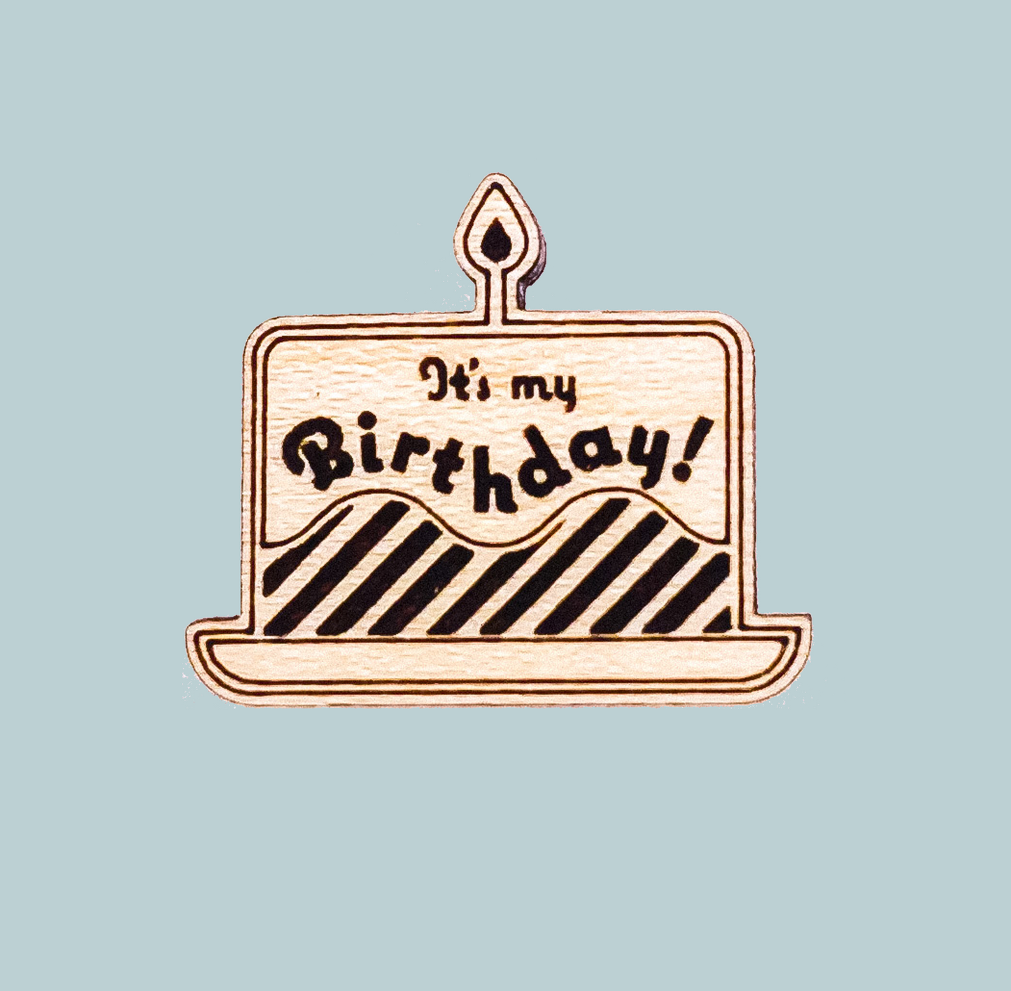 Personalized Birthday Lapel Pin